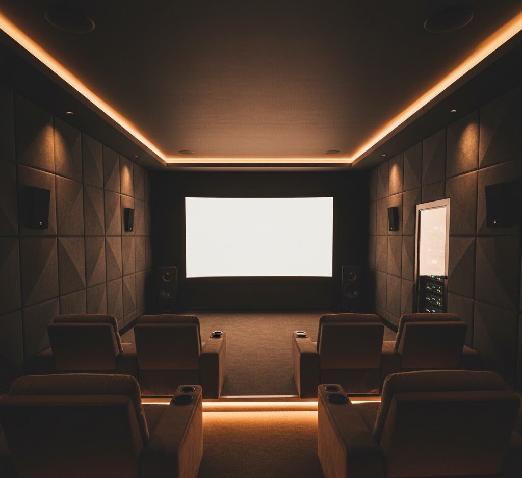 Home cinema interior